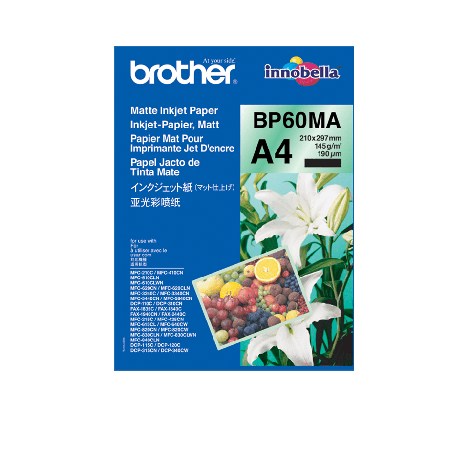 brother a4 matte inkjet paper bp60ma