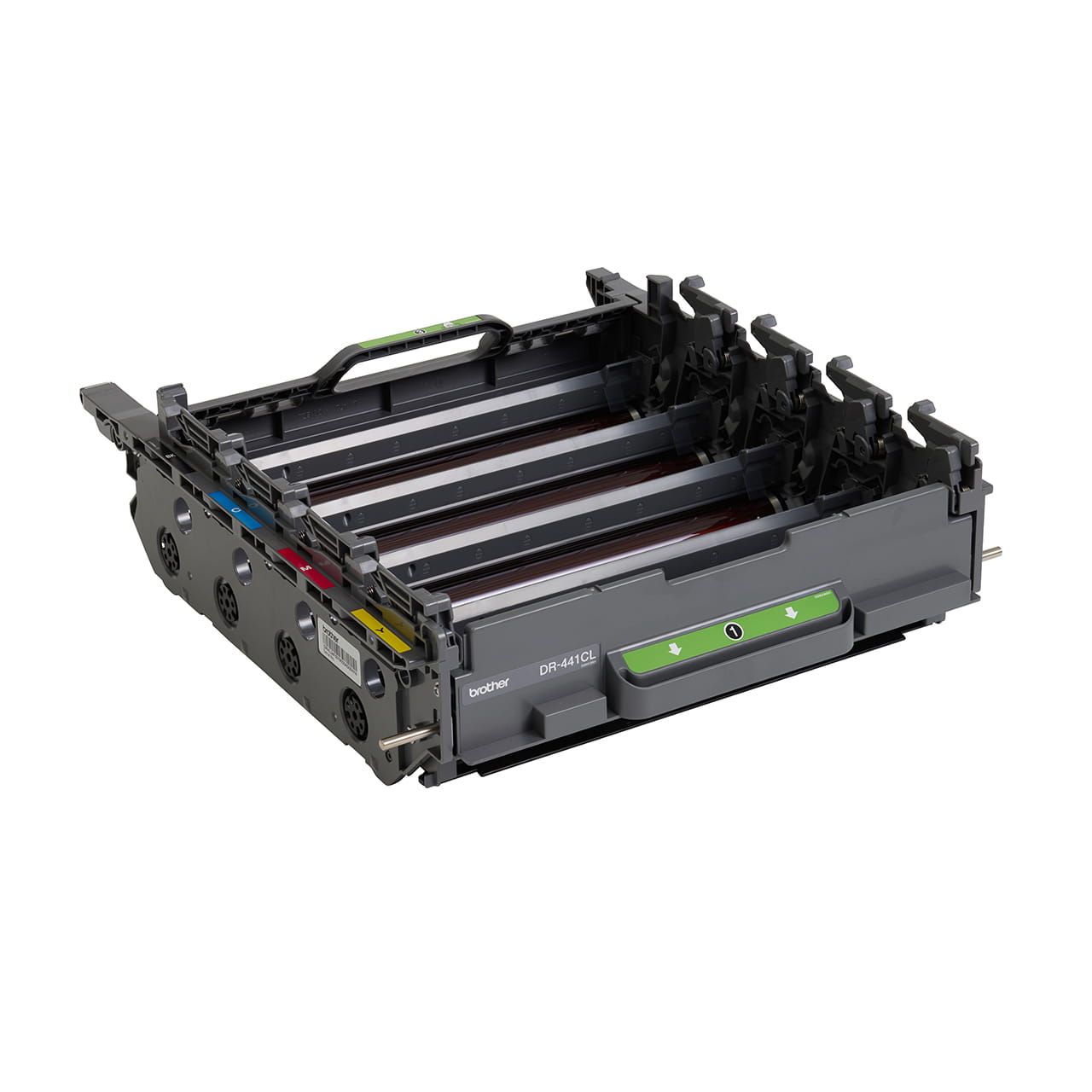 dr441cl drum unit carton.out of carton with packaging facing right.