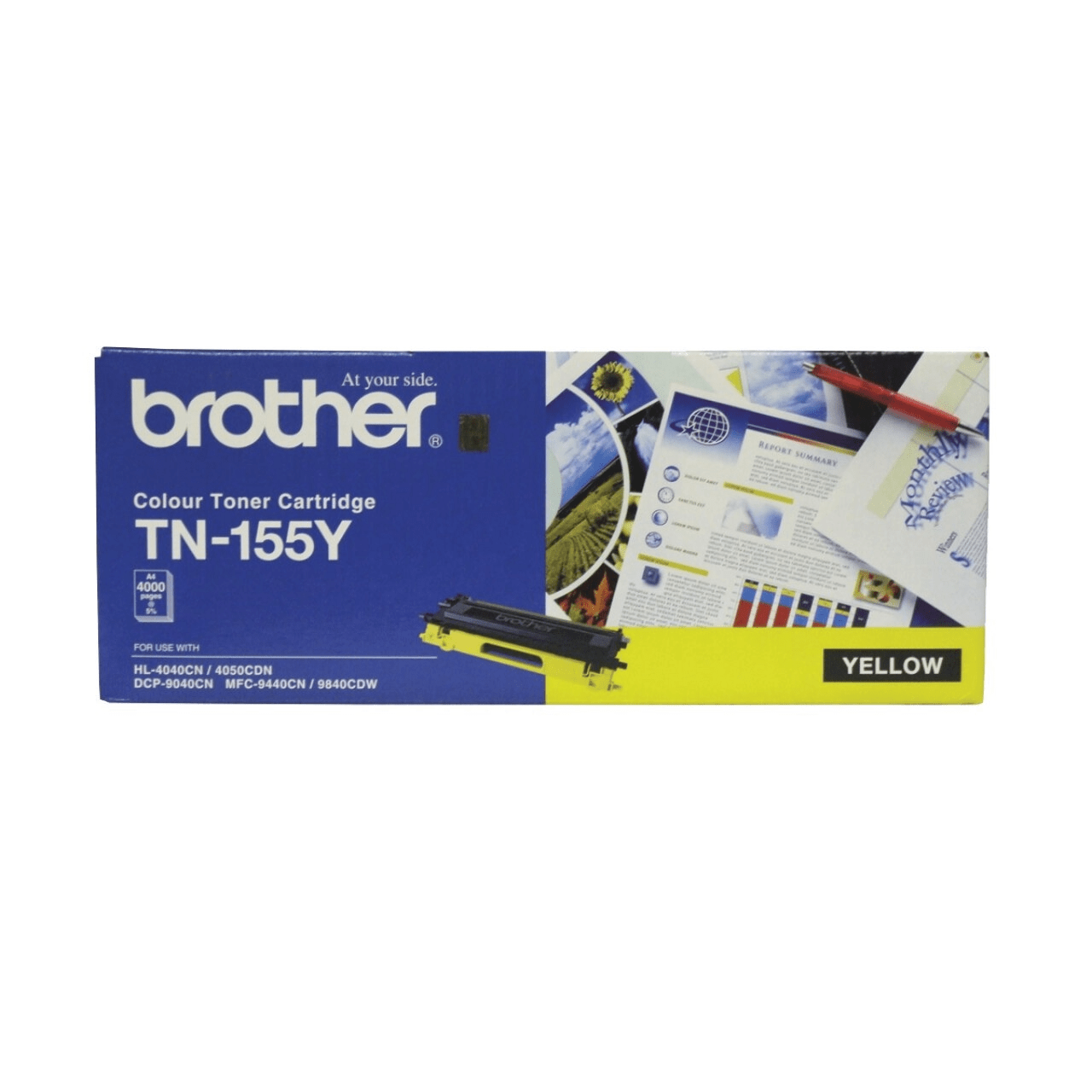 Brother TN155Y Genuine Toner Cartridge 1