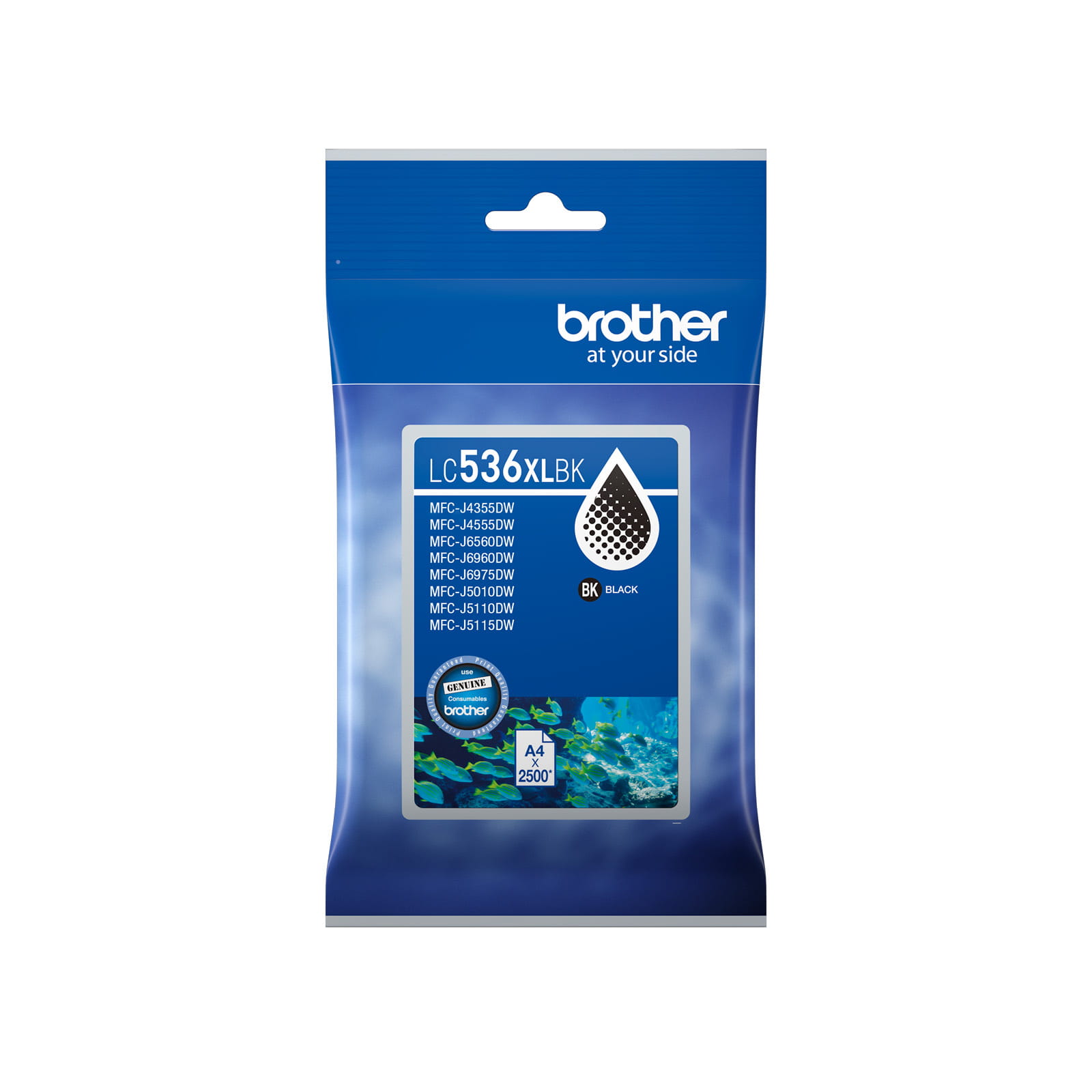 Brother LC536XLBK Genuine Ink Cartridge 1