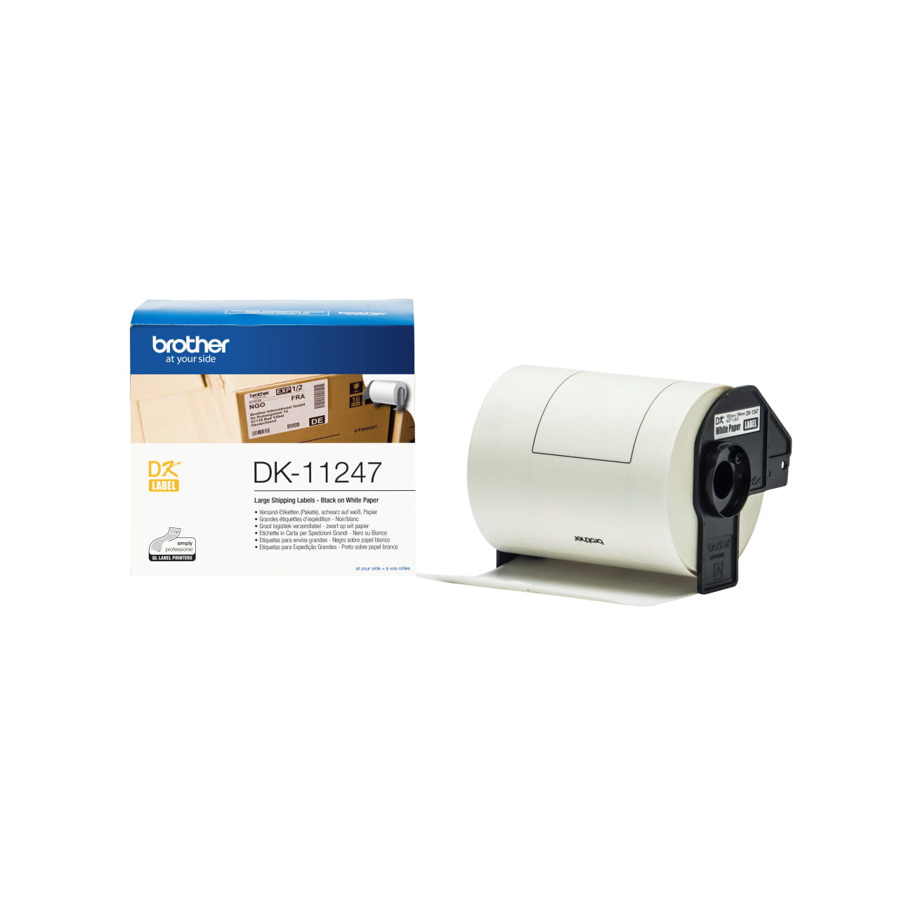Brother DK-11247 Genuine Label Printer (Label Maker) Roll 1