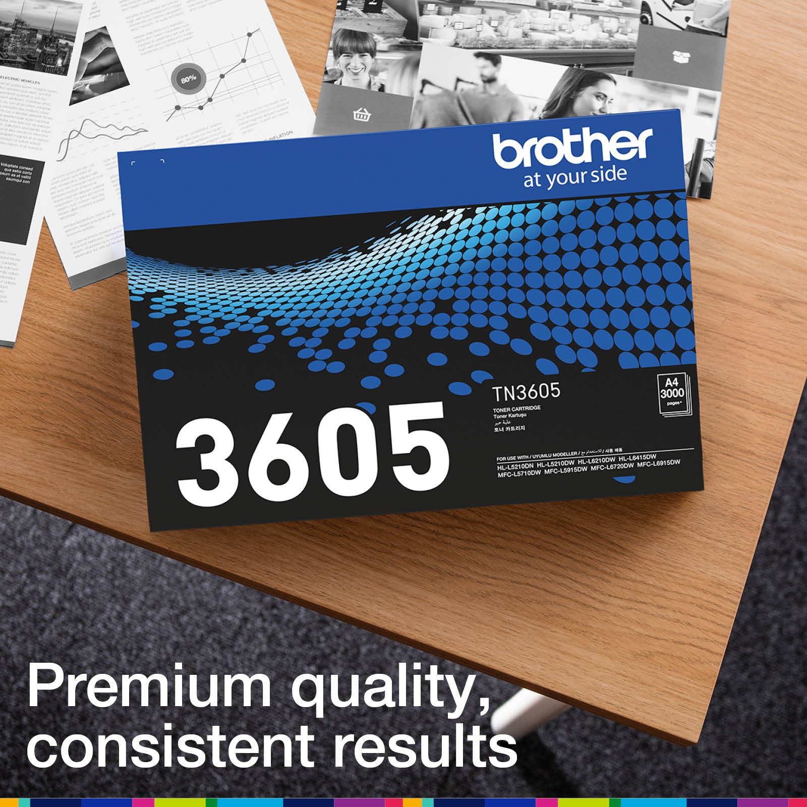 Brother TN3605 Genuine Toner Cartridge 5