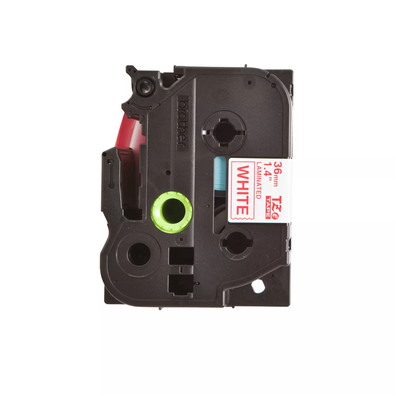 Genuine Brother TZe-262 Labelling Tape Cassette – Red on White, 36mm x 8m, Laminated