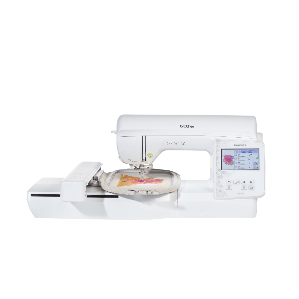 nv880e facing forward with embroidery design 2