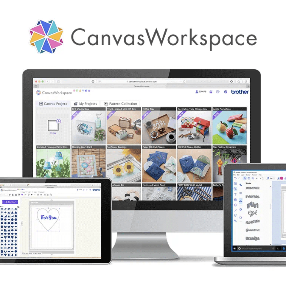 brother scanncut canvas workspace