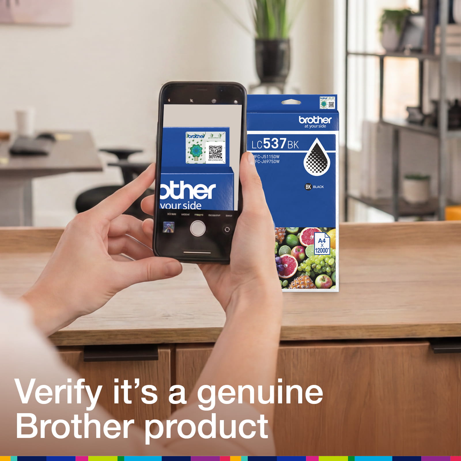 Brother LC537BK Genuine Ink Cartridge 7