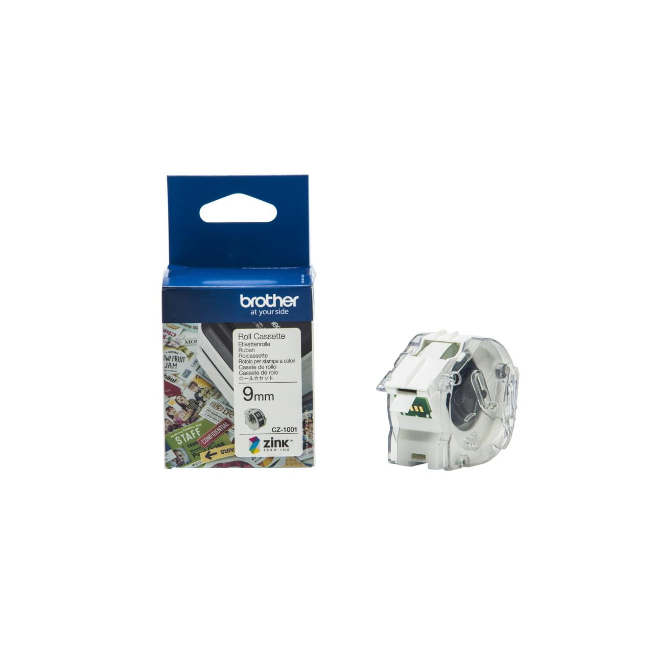 Brother CZ-1001 Genuine Label Printer (Label Maker) Roll 1