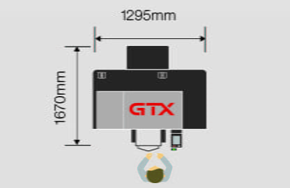 Brother GTX300NC Dimensions