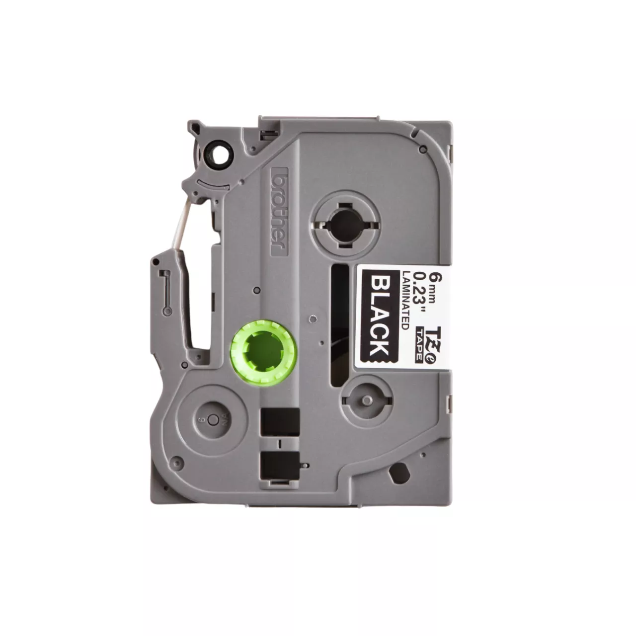 Genuine Brother TZe-315 Labelling Tape Cassette – White on Black, 6mm x 8m, Laminated