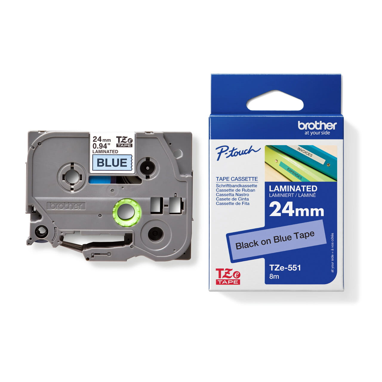 Brother TZe-551 Genuine Label Printer (Label Maker) Tape 2