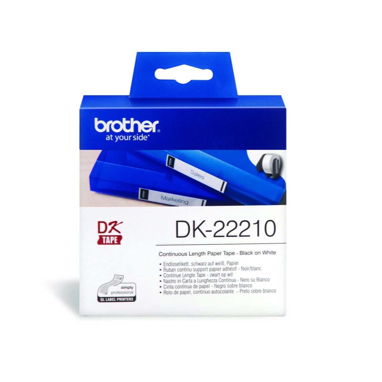 Brother DK-22210 Label Printer (Label Maker) Supply & Accessory 1