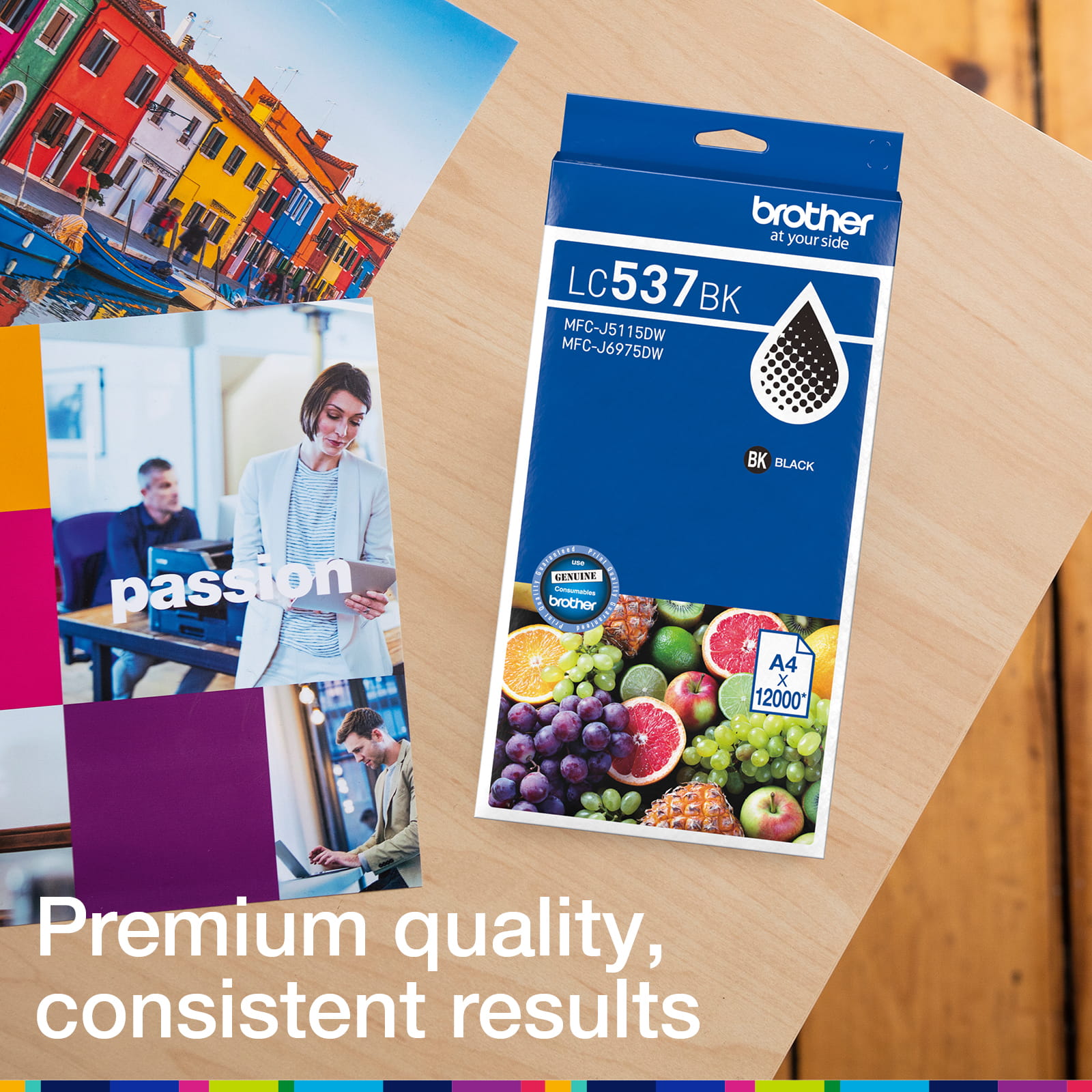 Brother LC537BK Genuine Ink Cartridge 5