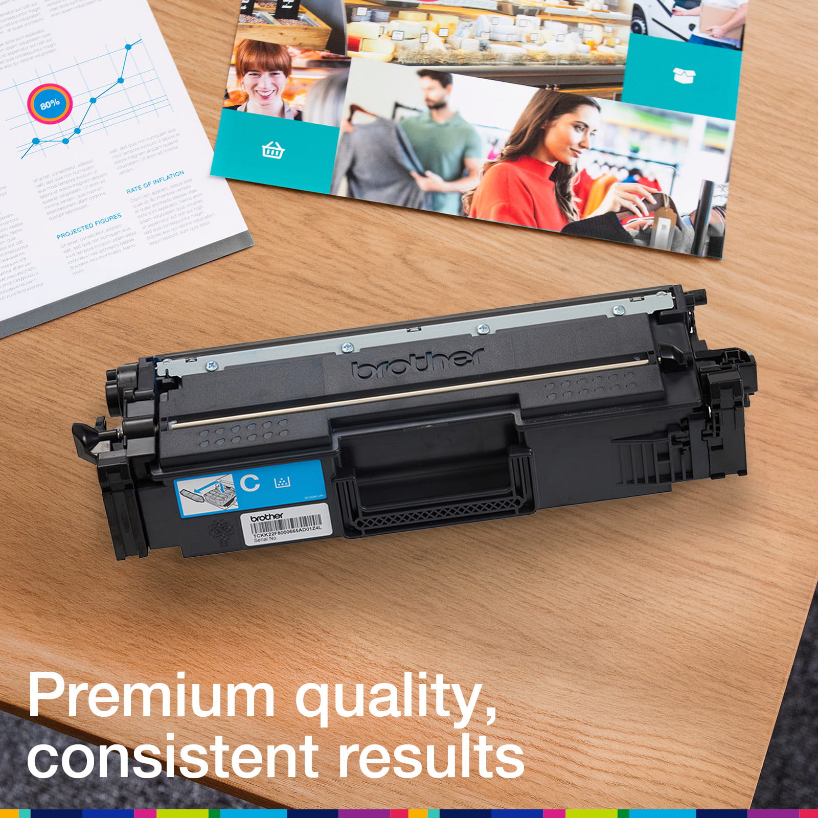 Brother TN851XLC Genuine Toner Cartridge 5