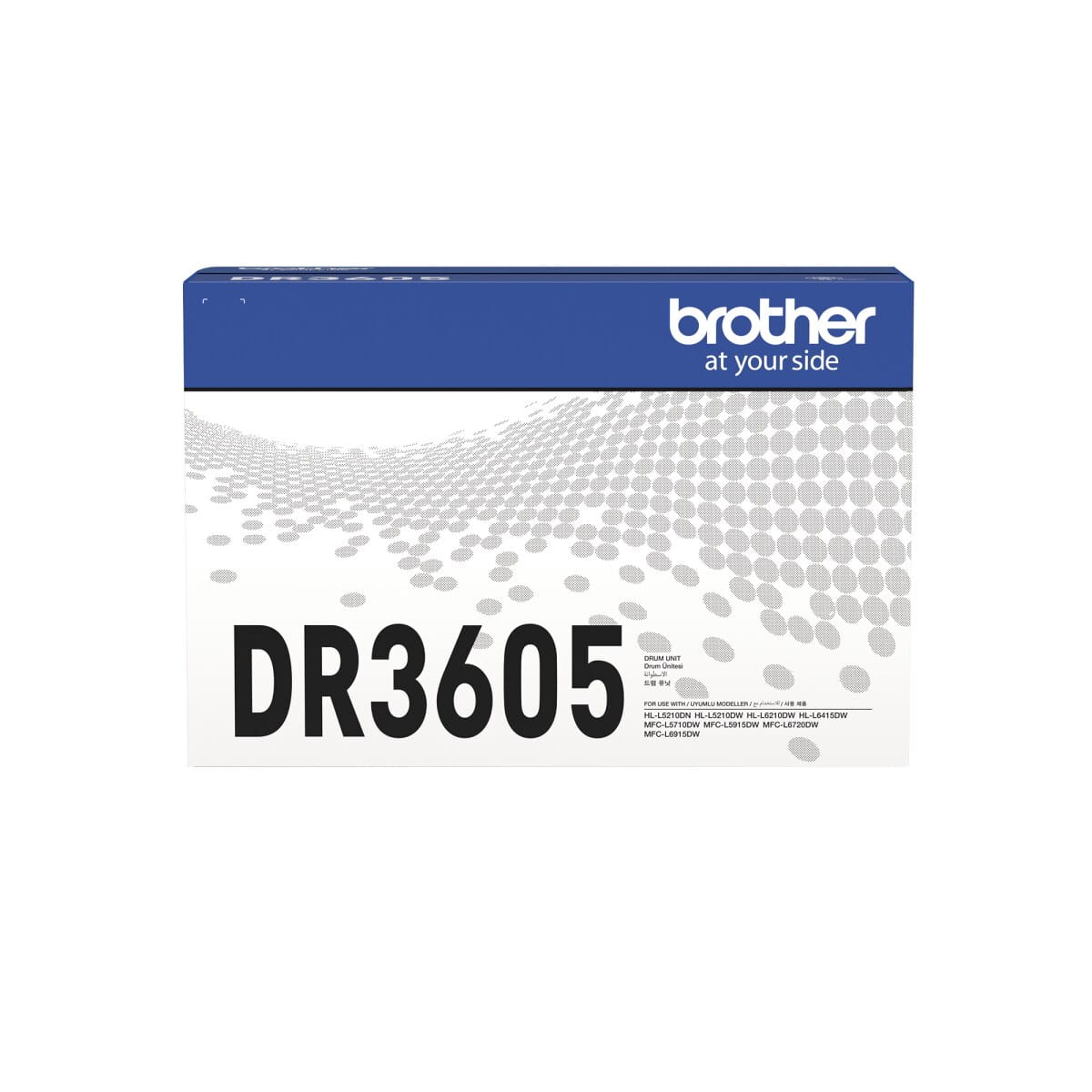 dr3605 drum cartridge carton facing forward