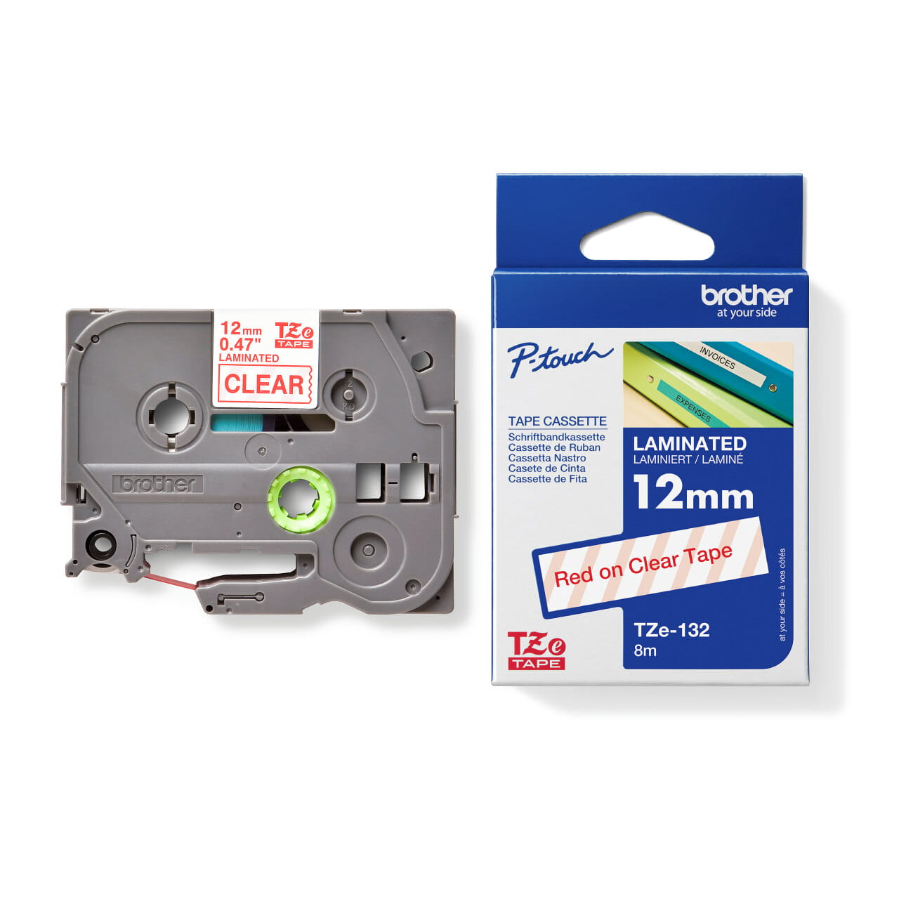 Brother Tze-132 Genuine Label Printer (Label Maker) Tape 2