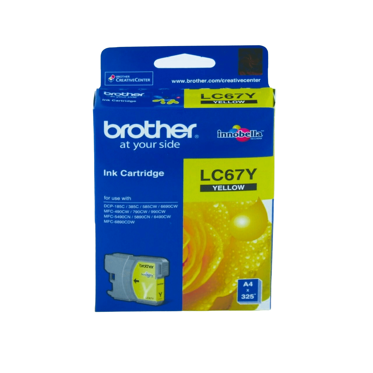 Brother LC67Y Genuine Ink Cartridge 1