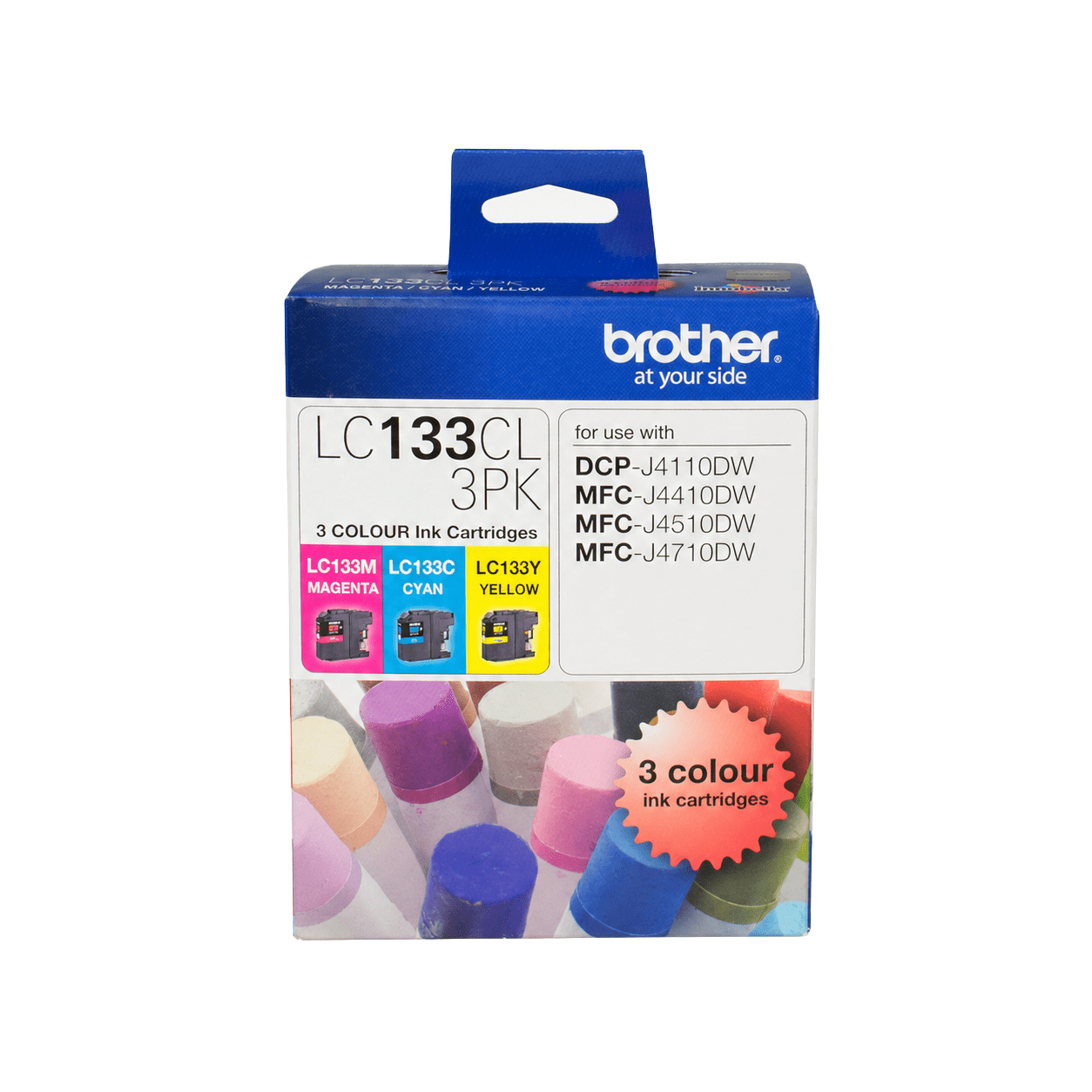Brother LC133CL-3PK Genuine Ink Cartridge 1