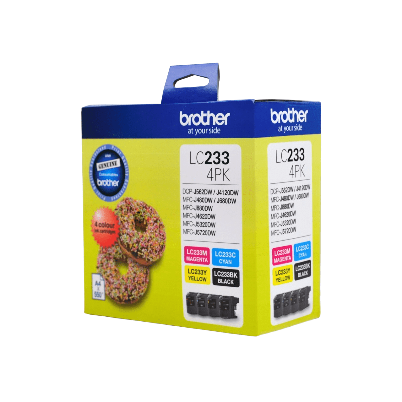 Brother LC233CL-4PK Genuine Ink Cartridge 2