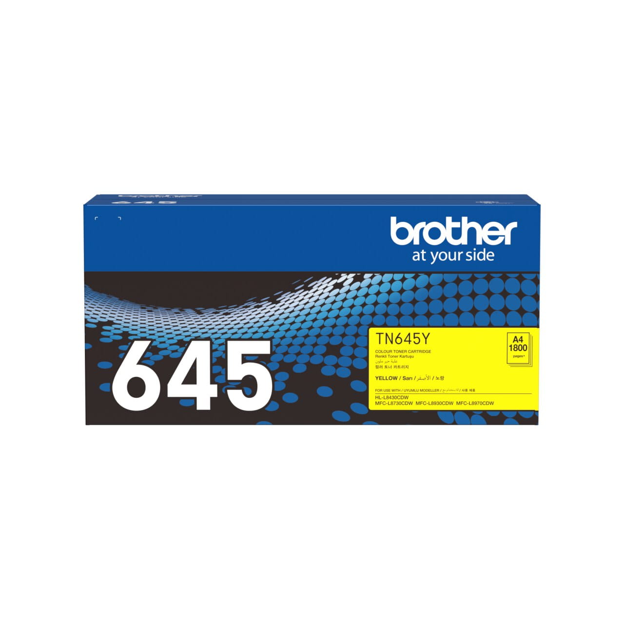 Brother TN645Y Genuine Toner Cartridge 1