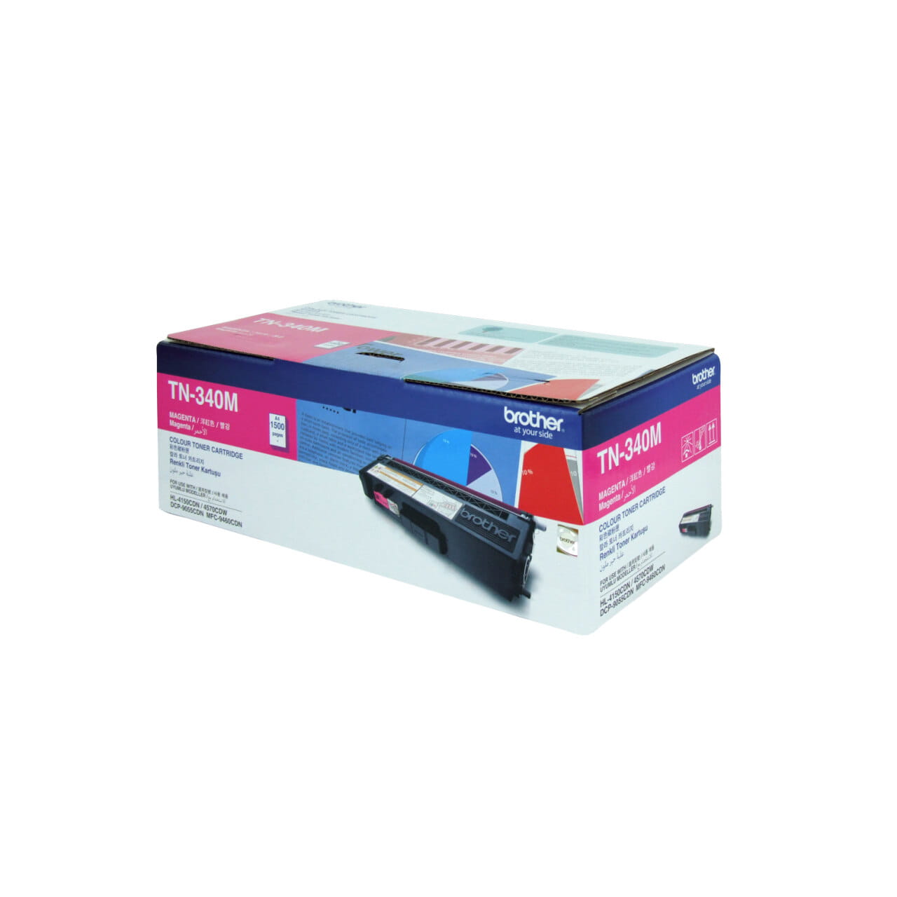 Brother TN340M Genuine Toner Cartridge 2