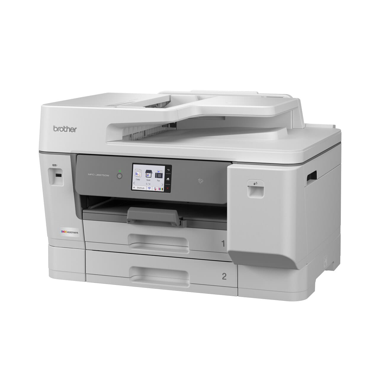 Brother MFC-J6975DW Inkjet Printer Left Side View