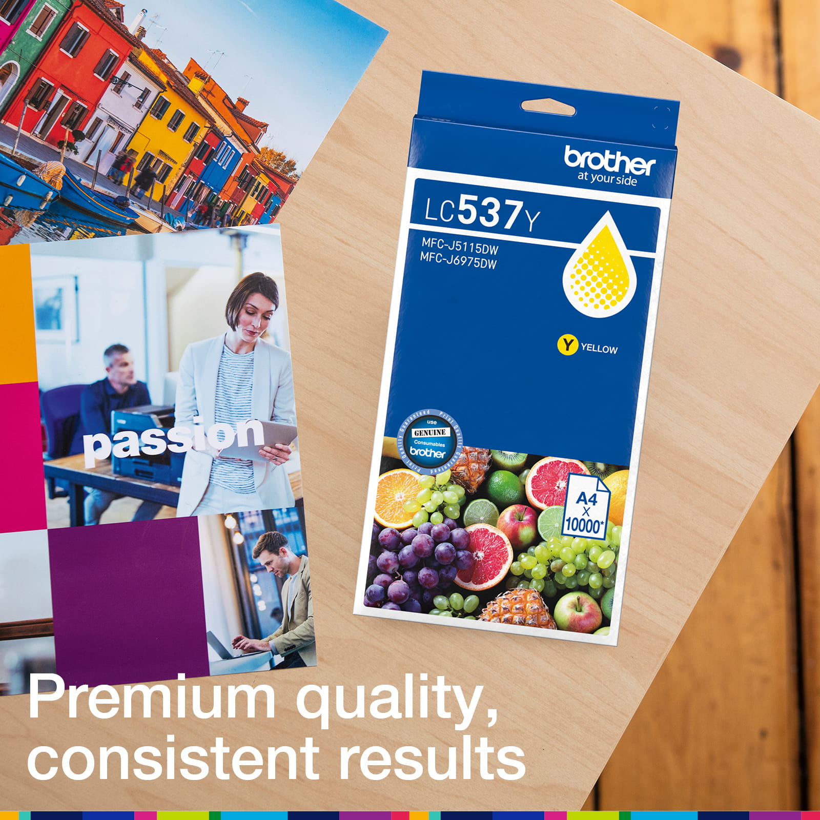 Brother LC537Y Genuine Ink Cartridge 5