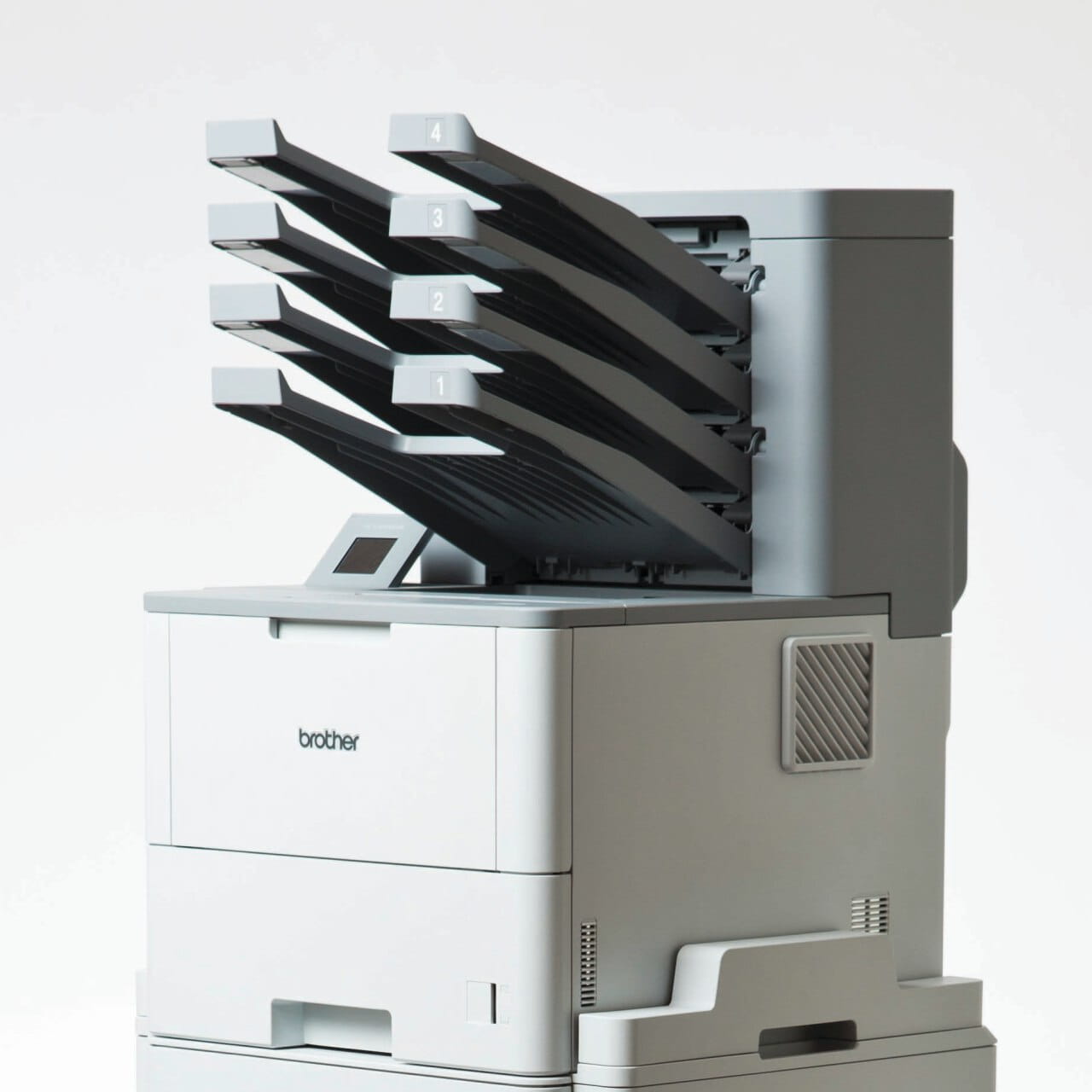 MX4000 4-bin mailbox on HL-L6400DW 1