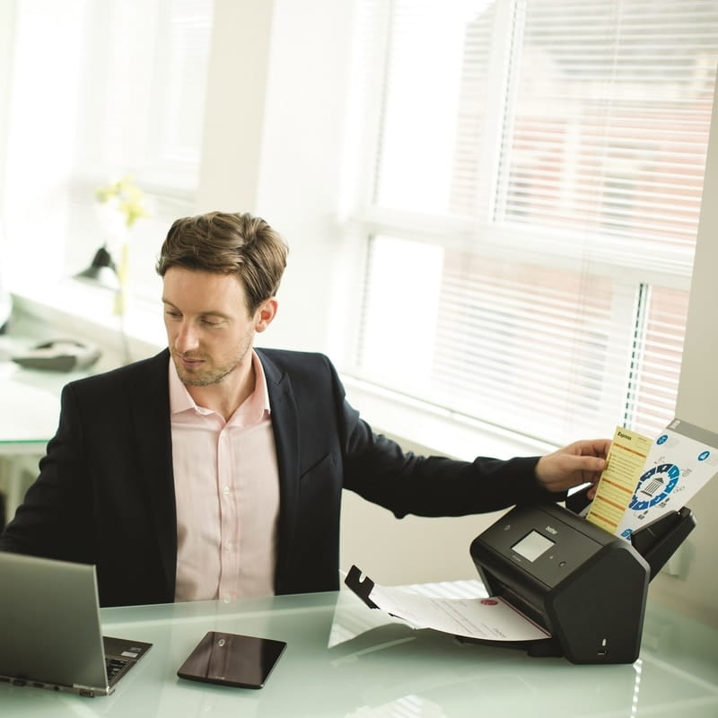 desktop document scanner wireless scan to laptop ads-3600w