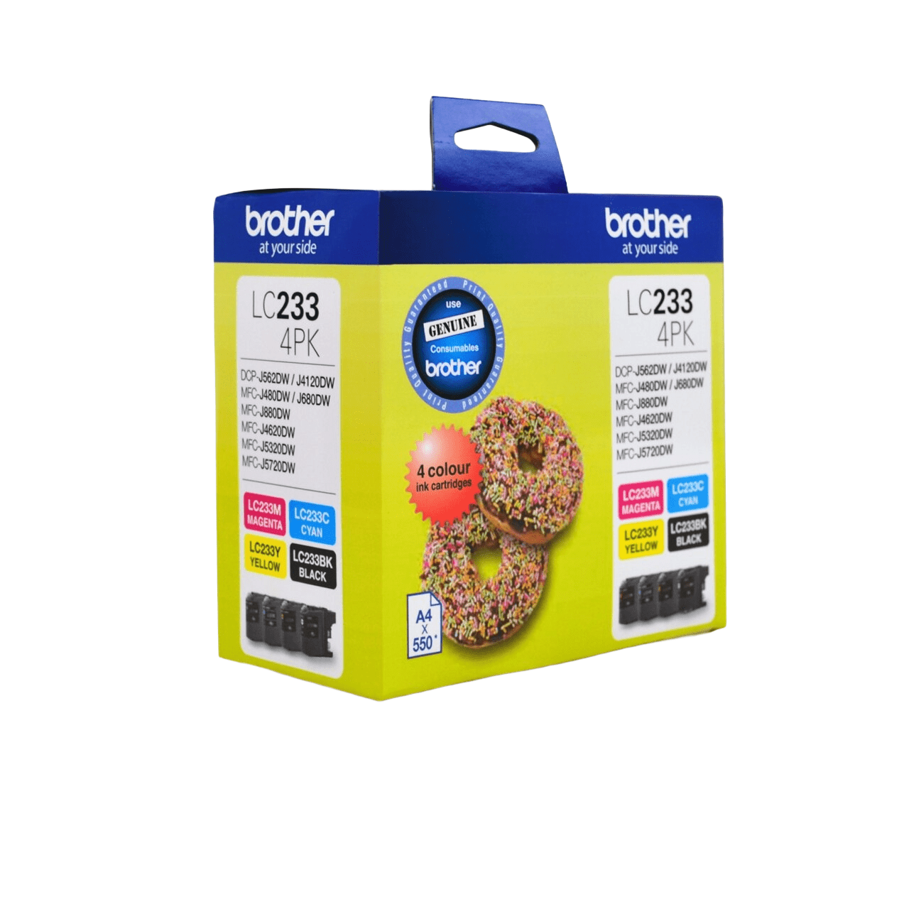 Brother LC233CL-4PK Genuine Ink Cartridge 3