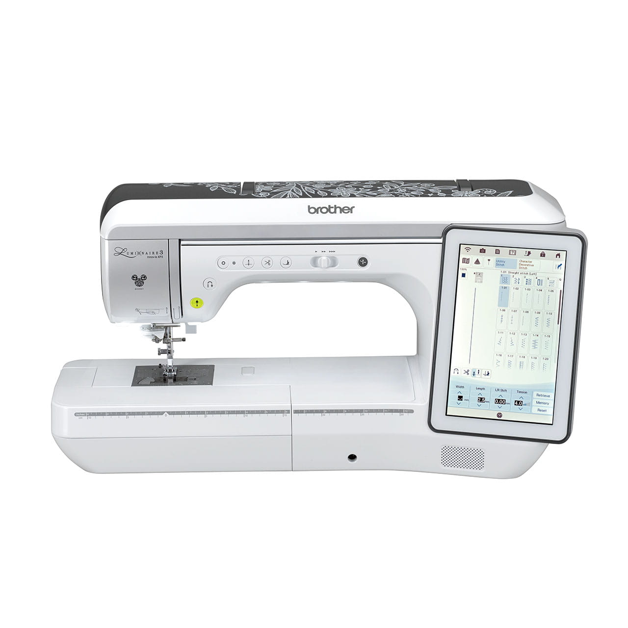 Brother Luminaire 3 Innov-is XP3 Sewing, Embroidery & Quilting Machine Front View2