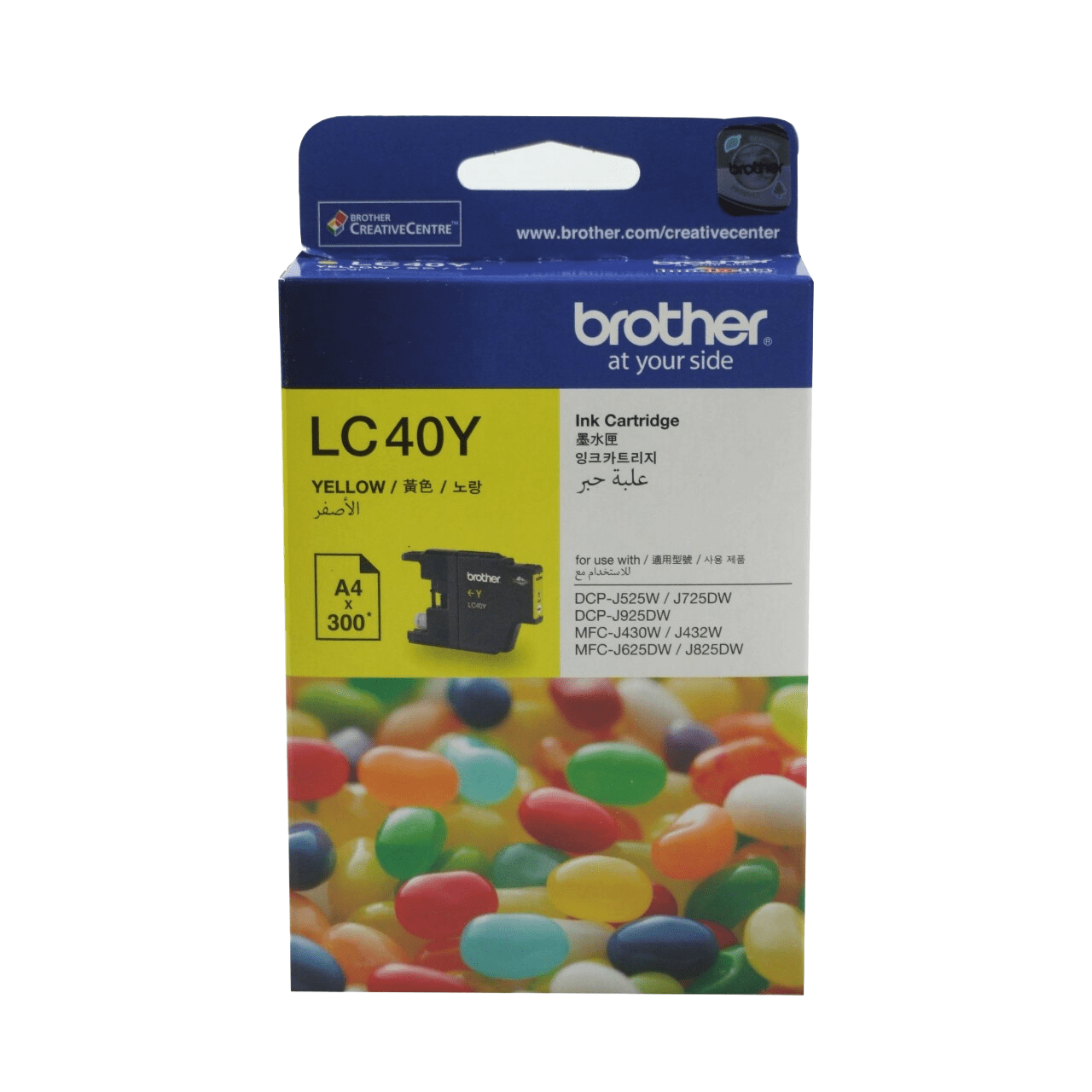 Brother LC40Y Genuine Ink Cartridge 1