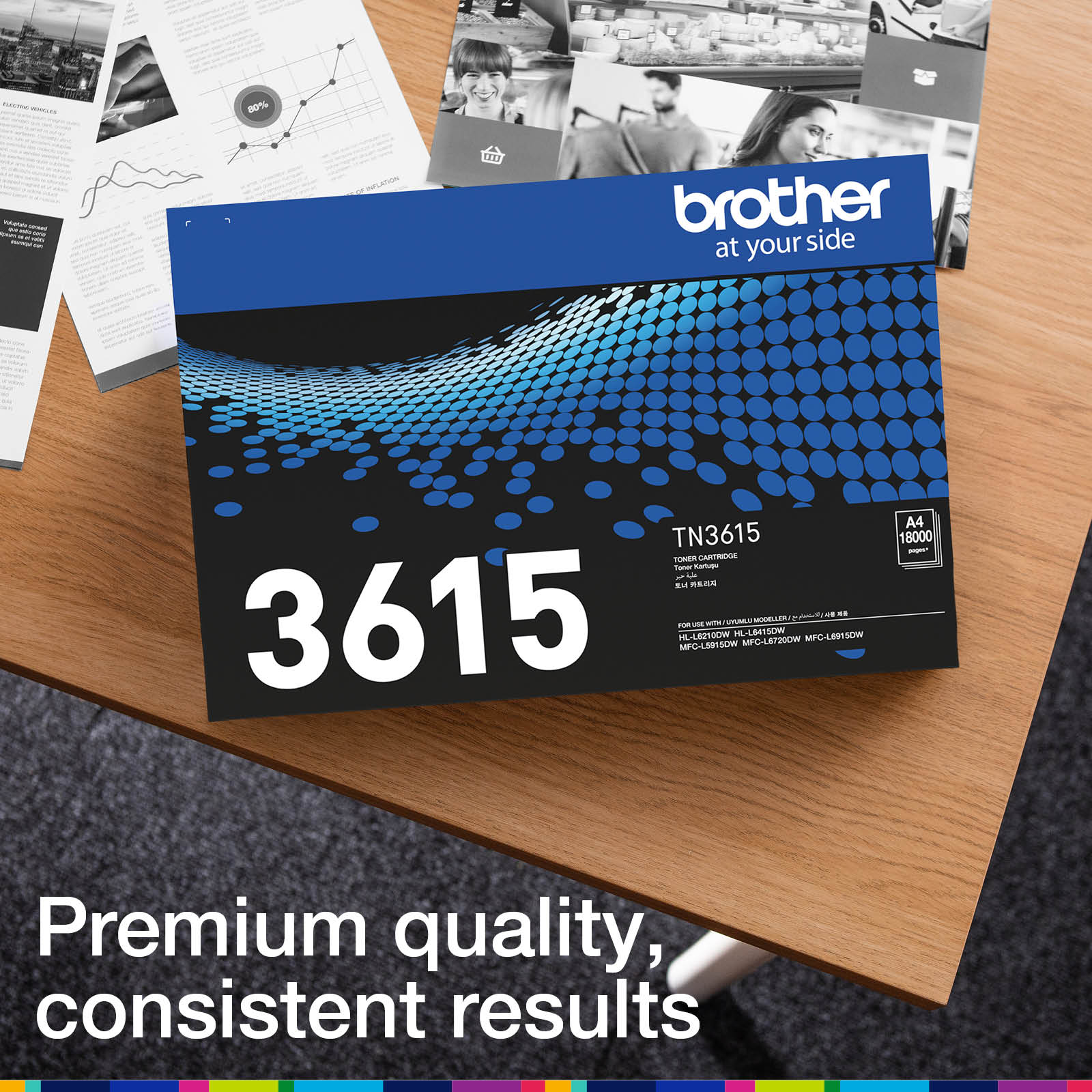 Brother TN3615 Genuine Toner Cartridge 5