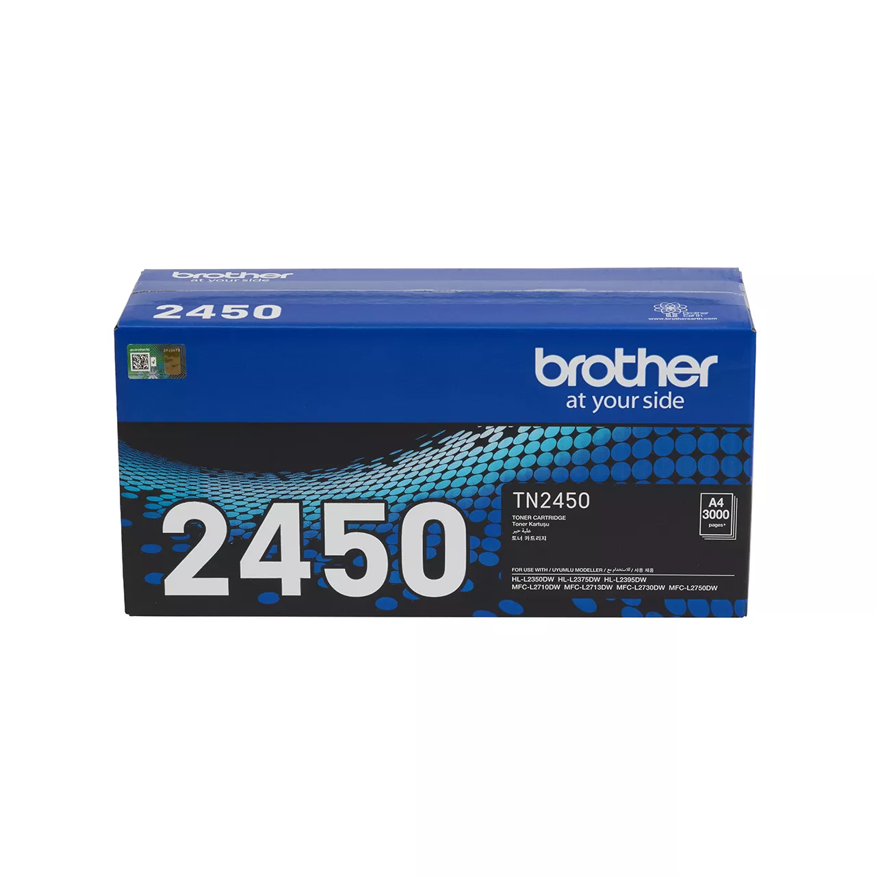 black high yield toner cartridge tn2450 carton