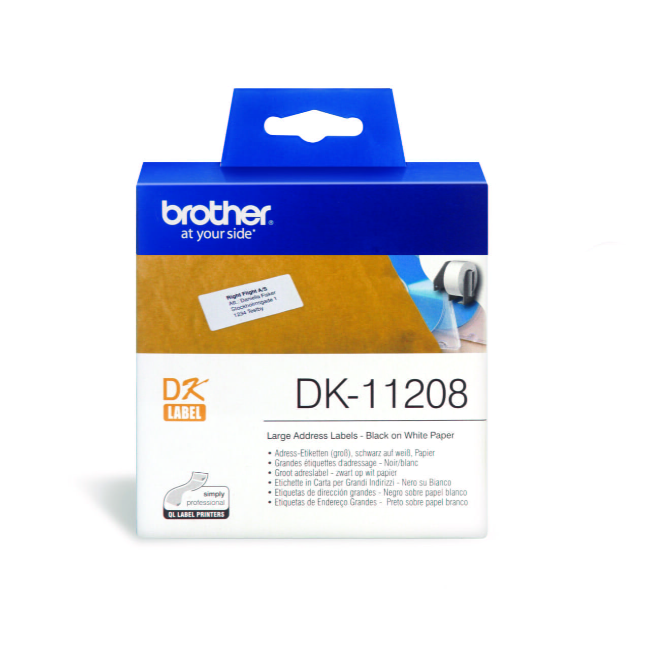 Brother DK-11208 Label Printer (Label Maker) Supply & Accessory 1