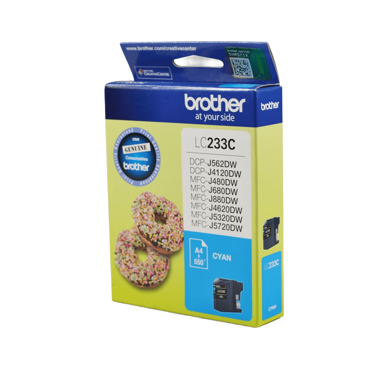 Brother LC233C Genuine Ink Cartridge 1