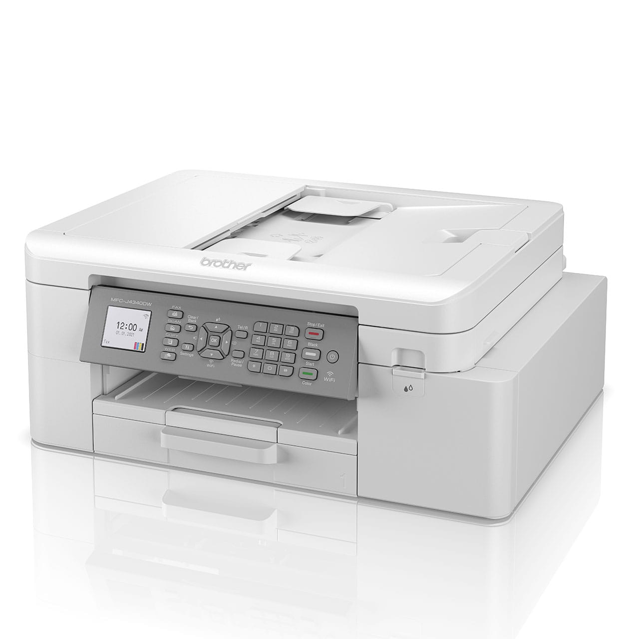 Brother MFC-J4340DWXL Inkjet Printer Left Side View