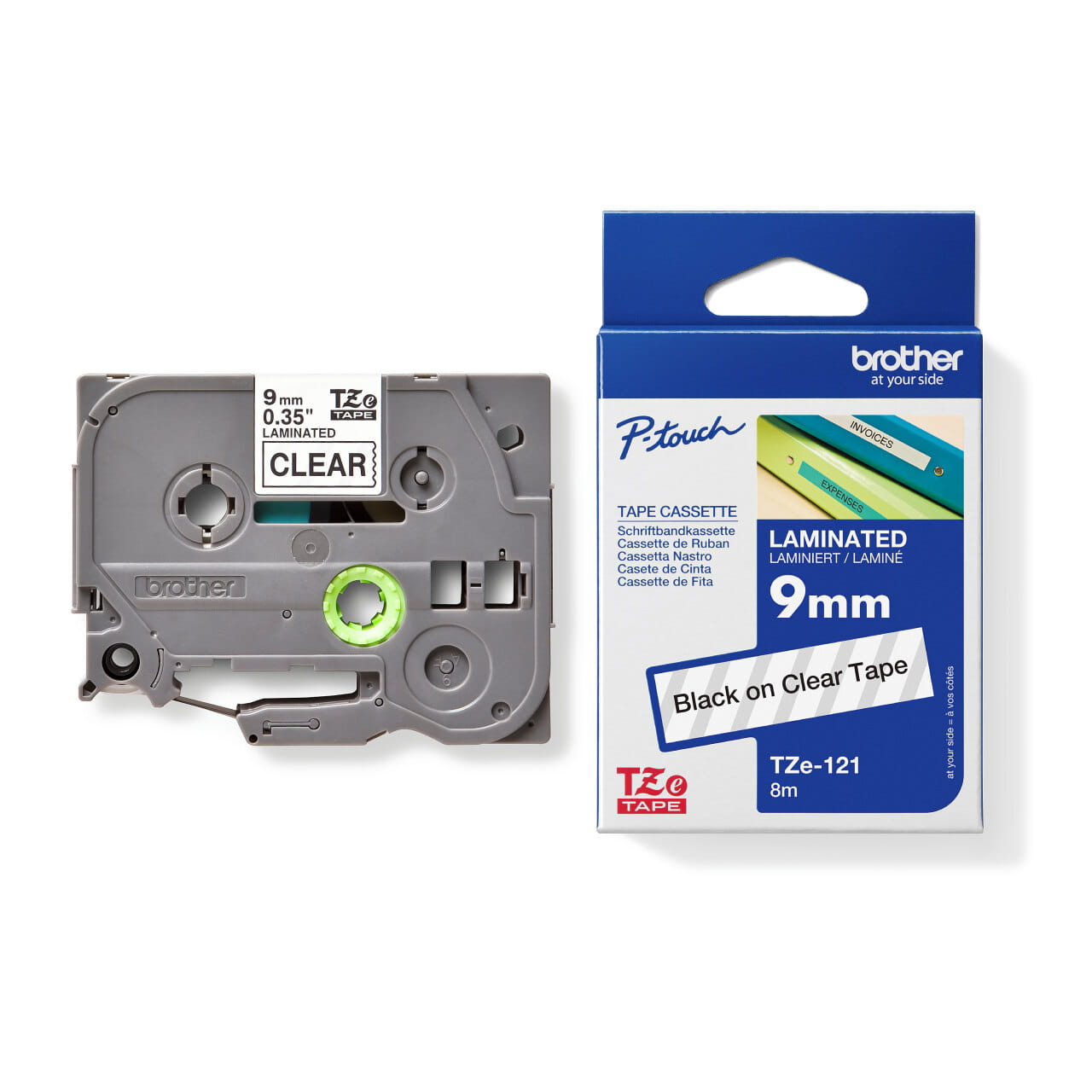 Brother Tze-121 Genuine Label Printer (Label Maker) Tape 2