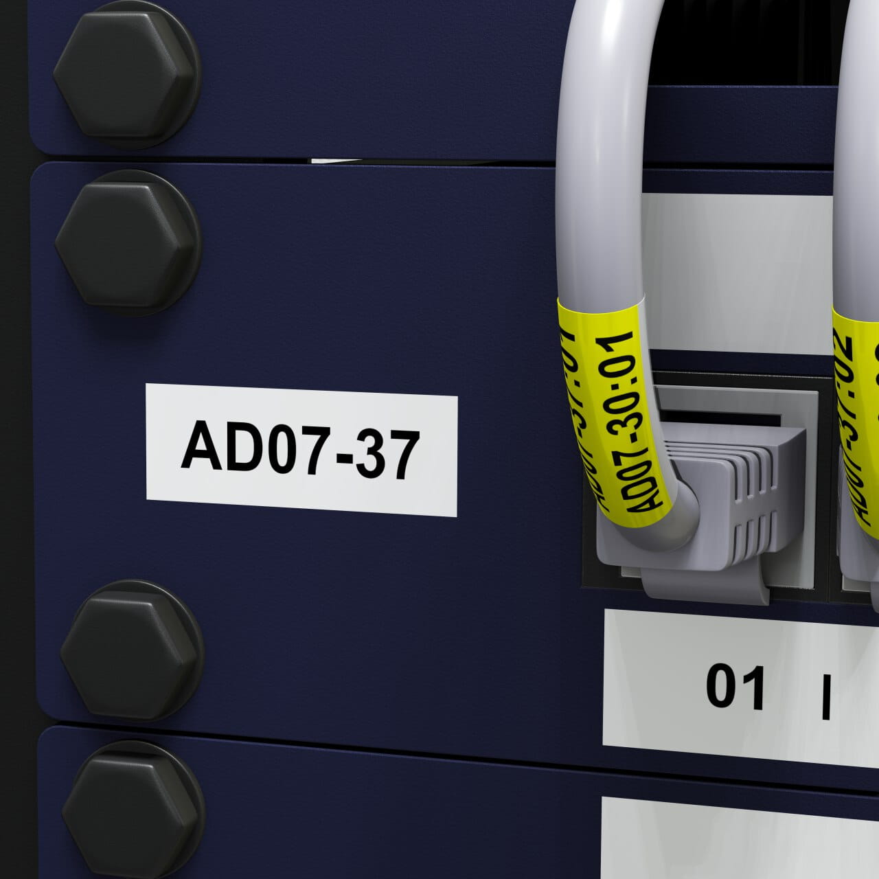 Brother TZe-FX611 Genuine Label Printer (Label Maker) Tape 5