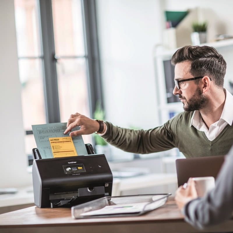 office document scanner brother ads-2800w