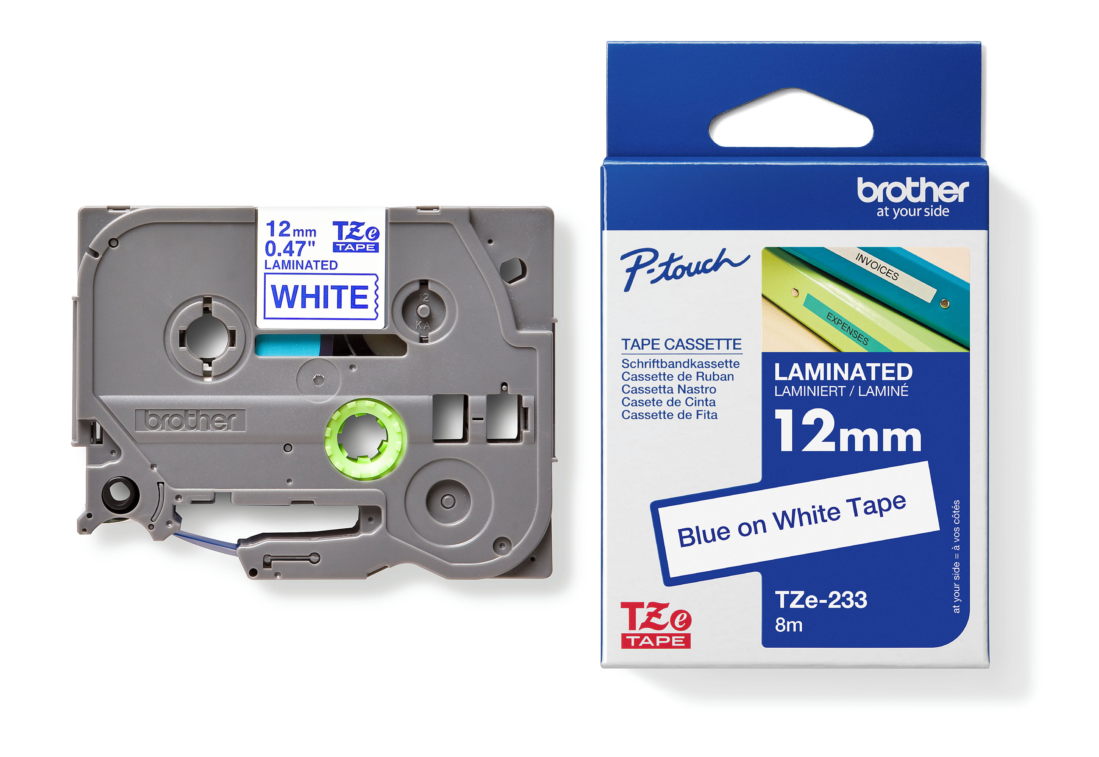 Brother TZe-233 Genuine Label Printer (Label Maker) Tape 2