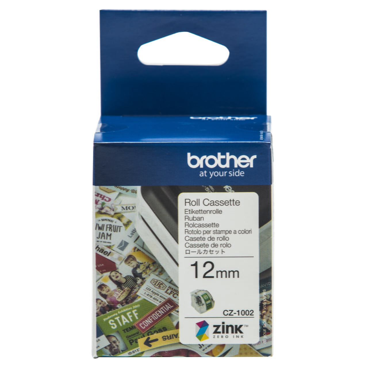 Brother CZ-1002 Genuine Label Printer (Label Maker) Roll 2