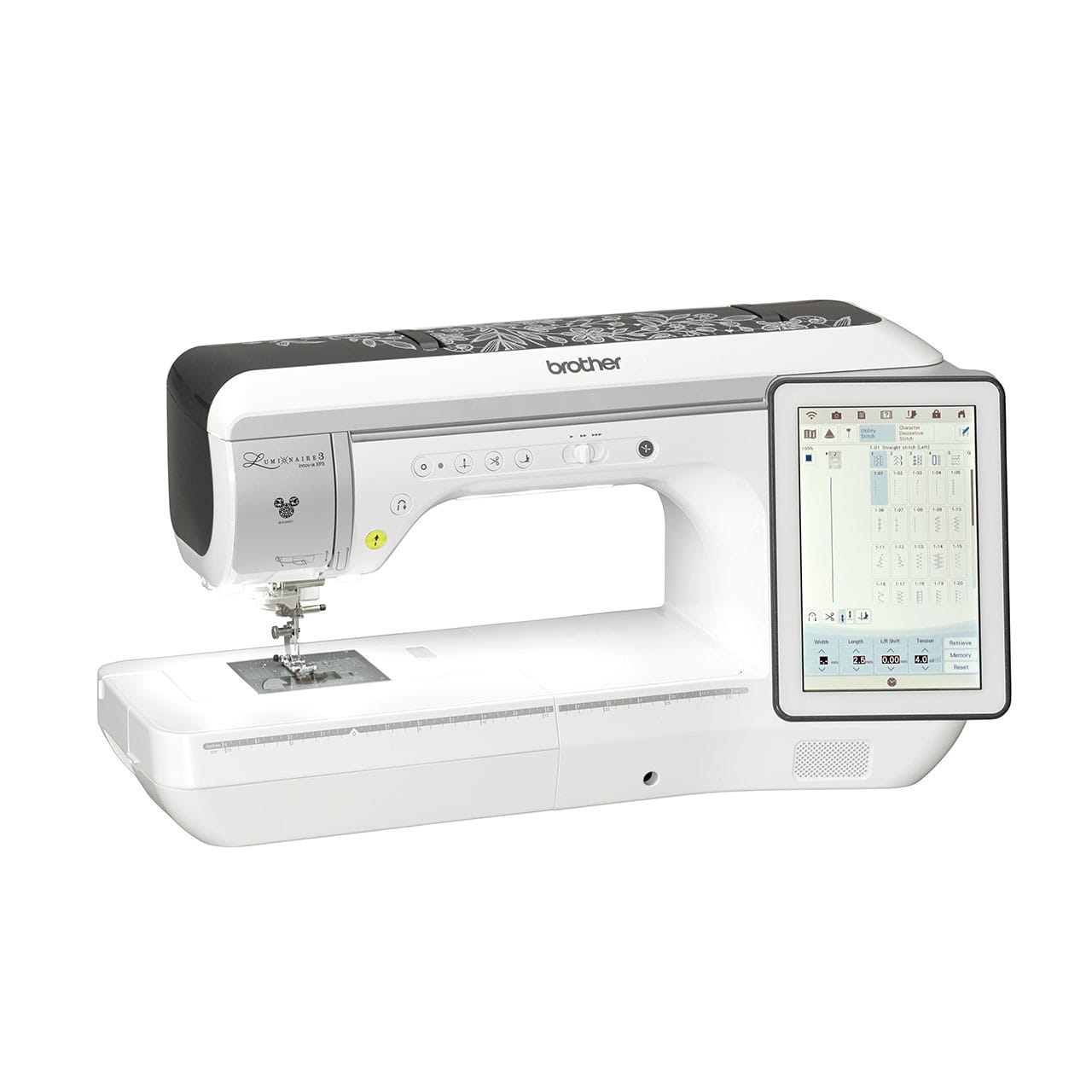 Brother Luminaire 3 Innov-is XP3 Sewing, Embroidery & Quilting Machine Right Side View2