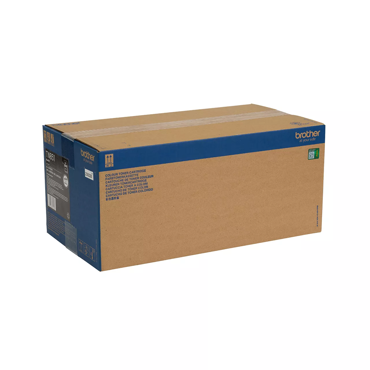 black standard yield toner cartridge tn851 carton