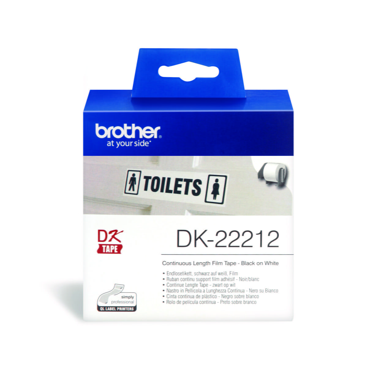 Brother DK-22212  Label Printer (Label Maker) Supply & Accessory 1