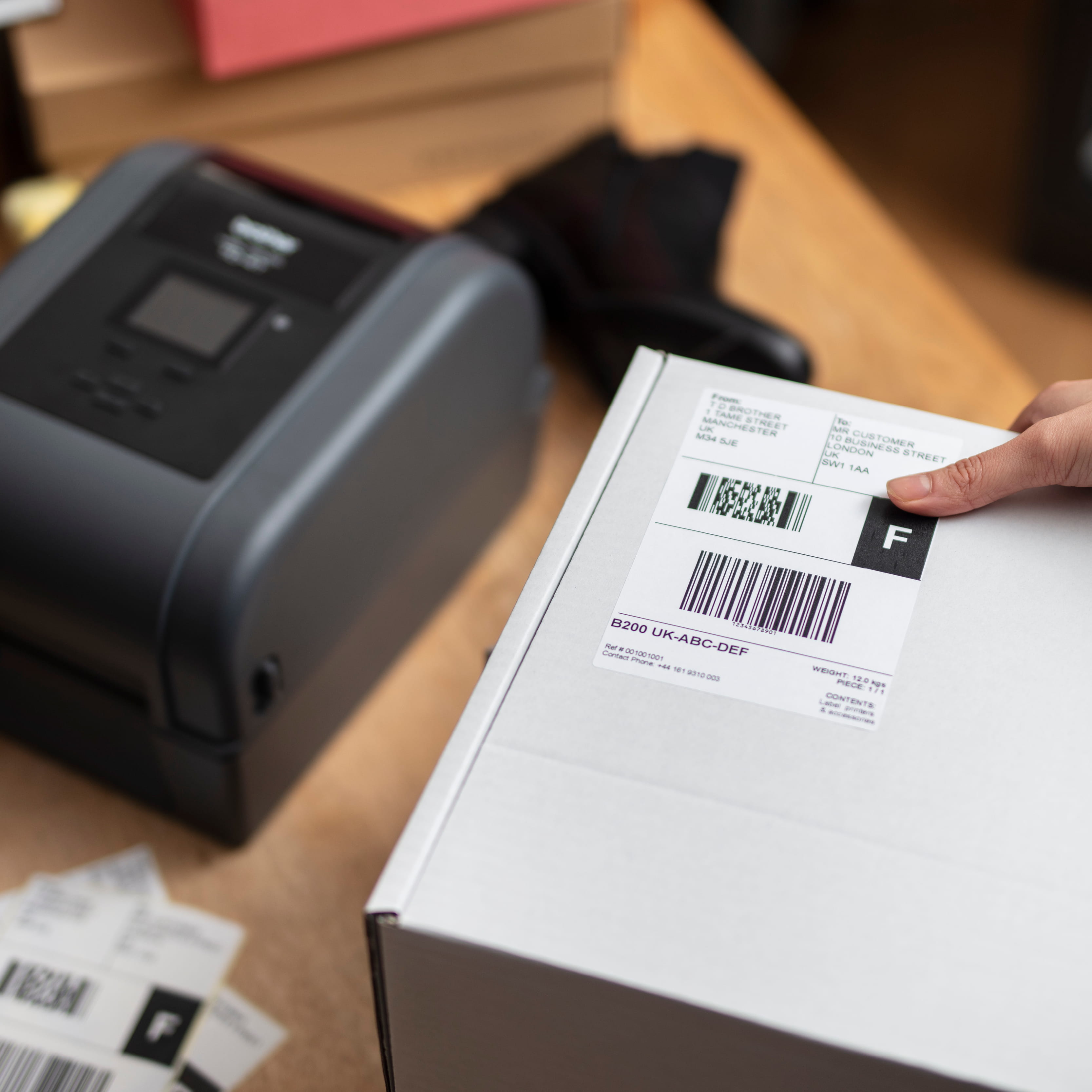 TD4750TNWB Thermal Transfer Label Printer Brother Australia