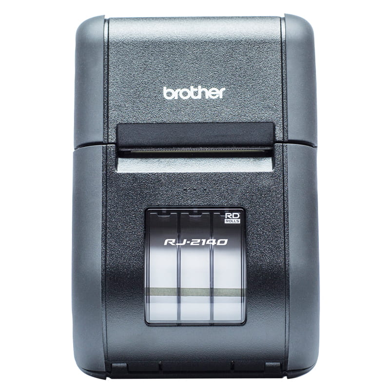 portable printer brother rj-2140 facing forward