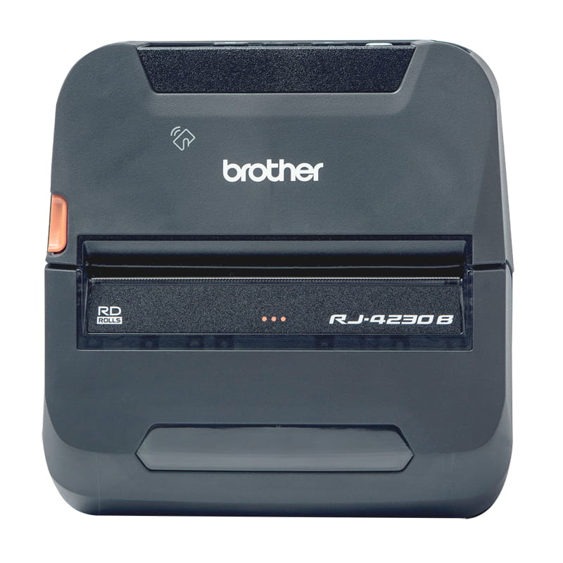 portable printer rj-4230b facing forward