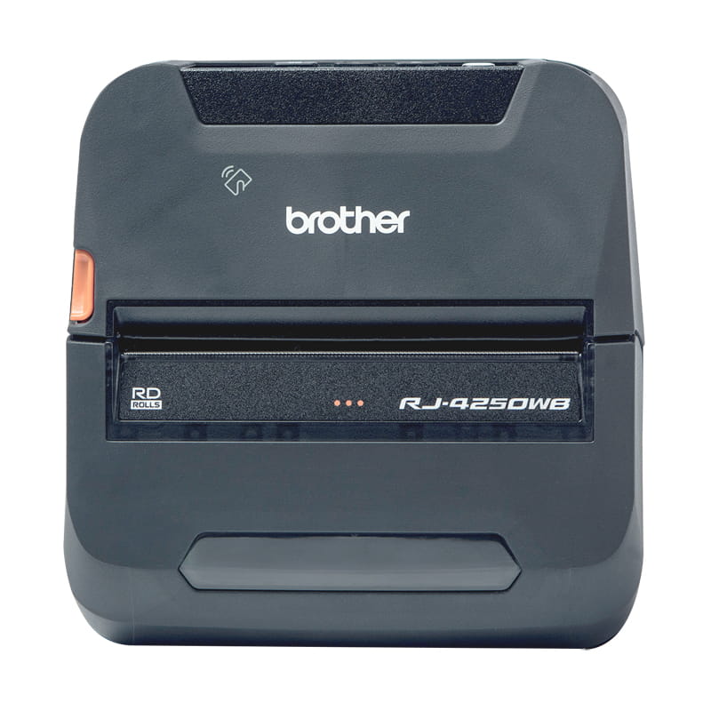 portable printer rj-4250wb facing forward