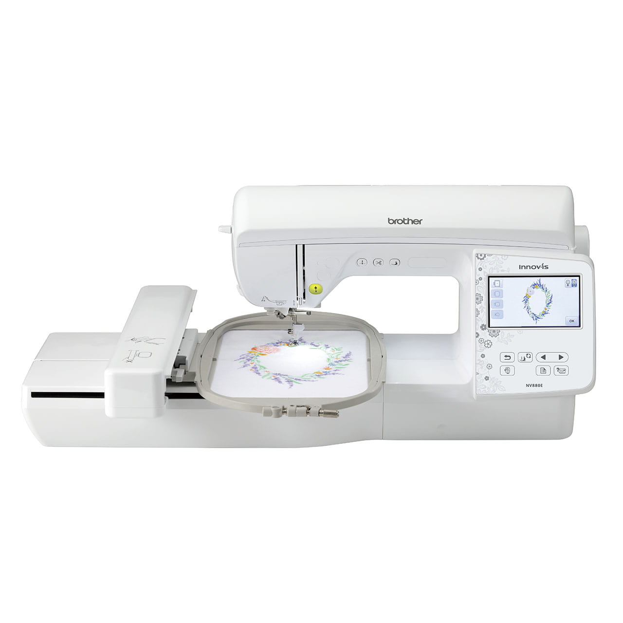 Brother NV880E Sewing, Embroidery & Quilting Machine Front View