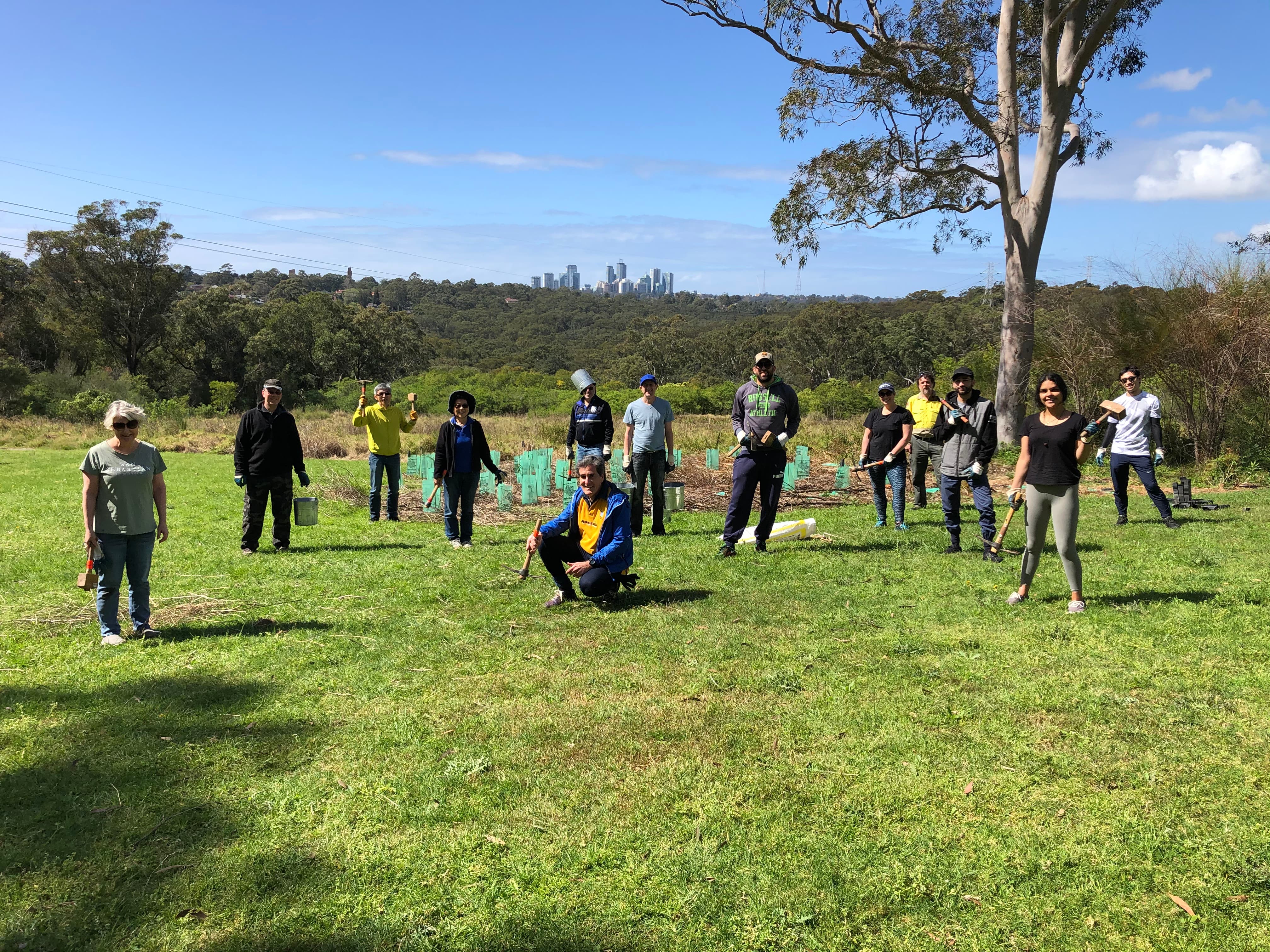 Brother australia tree planting team 2020